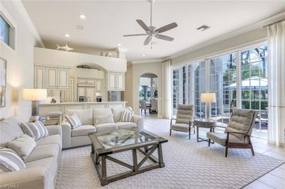 Family room, open to kitchen and dining area. | Image 1