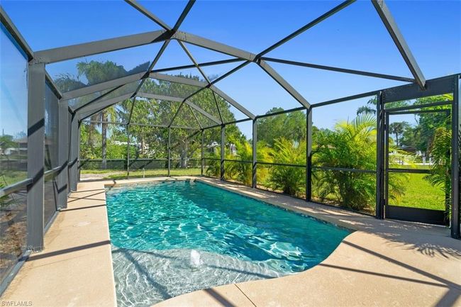 Outdoor pool with a lanai and a patio area | Image 18