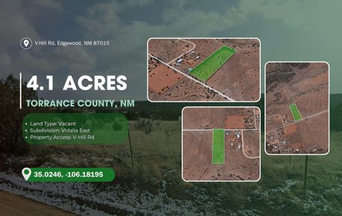 0 V-Hill- Lot 12a Road, Edgewood, NM, 87015 | Card Image