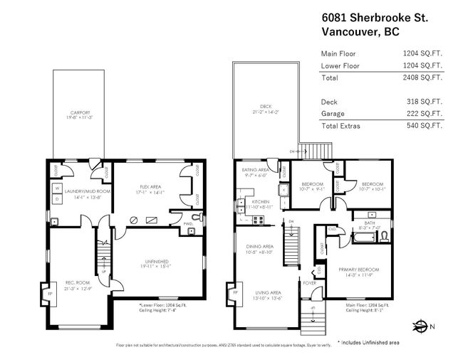 6081 Sherbrooke Street, House other with 3 bedrooms, 1 bathrooms and 3 parking in Vancouver BC | Image 40