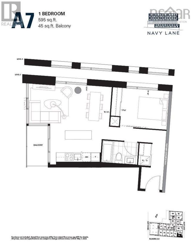 211 - 2250 Maitland St, Condo with 1 bedrooms, 1 bathrooms and null parking in Halifax NS | Image 10