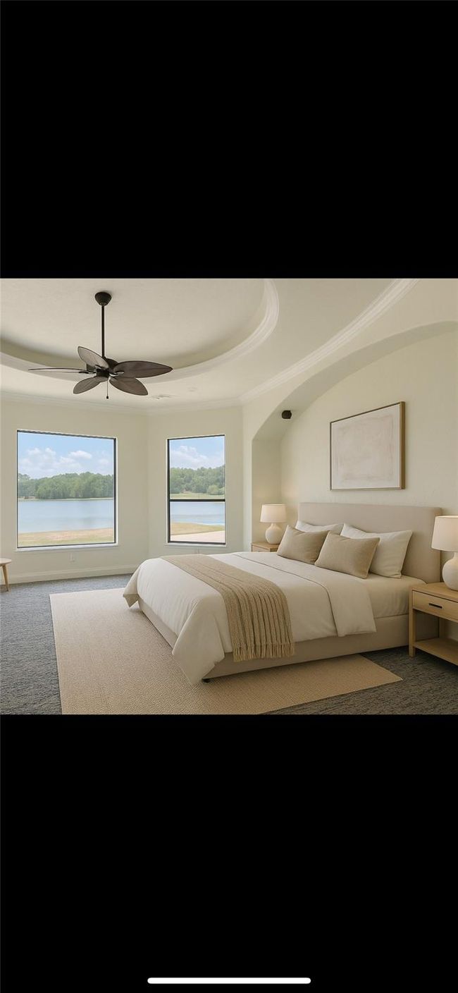 Master bedroom with awesome lakeview | Image 23