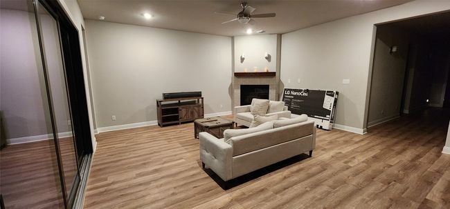 Living Room with Corner Fireplace | Image 4