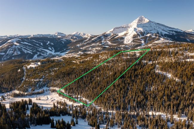 Approximate property boundaries with surrounding mountain views. See Associated Documents for property plat map for actual shape/dimensions of lot. | Image 9
