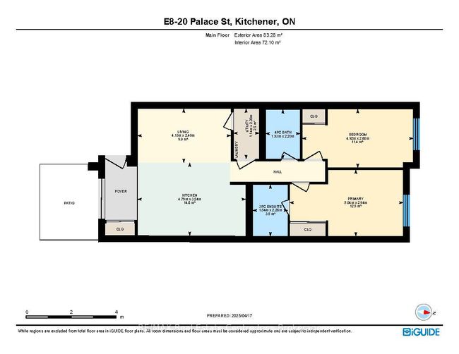 E8 - 20 Palace St, Condo with 2 bedrooms, 2 bathrooms and 1 parking in Kitchener ON | Image 34