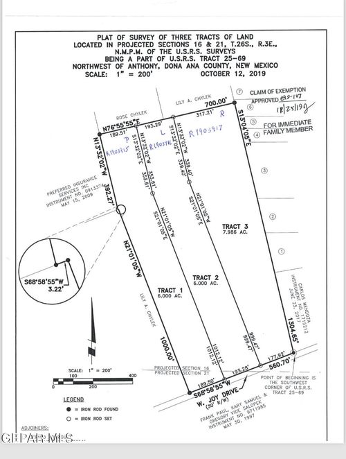 850 W Joy Drive, Anthony, NM, 88021 | Card Image