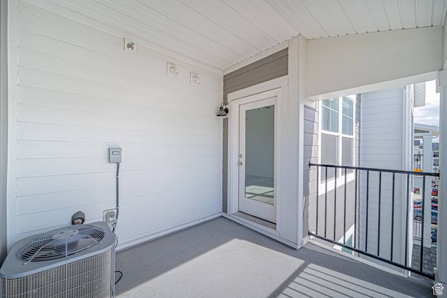 Exterior space featuring a balcony and central AC | Image 17