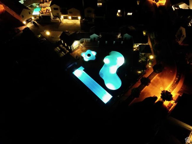View of aerial view at night | Image 50