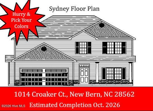 1014 Croaker Court, New Bern, NC, 28562 | Card Image