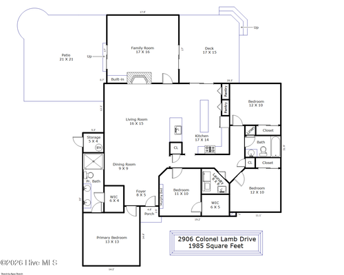 2906 Colonel Lamb Dr, Wilmington, NC, 28405-8835 | Card Image