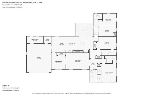 4622 Cumberland Dr, Savannah, GA, 31405-5114 | Card Image