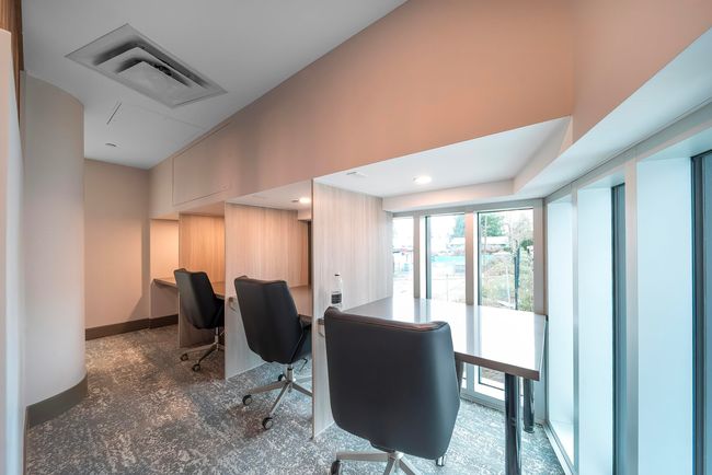 Home office featuring baseboards and visible vents | Image 16