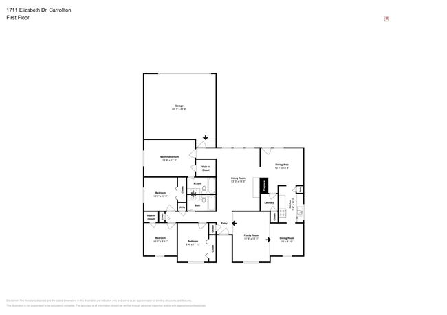 1711 Elizabeth Dr, House other with 4 bedrooms, 2 bathrooms and null parking in Carrollton TX | Image 33