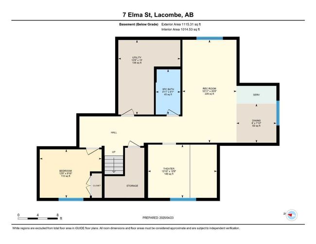 7 Elma St, House other with 4 bedrooms, 4 bathrooms and 6 parking in Lacombe AB | Image 44