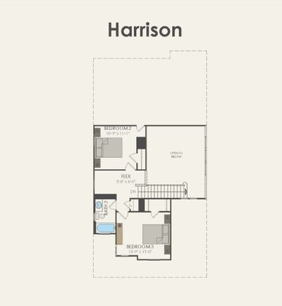 Pulte Homes, Harrison floor plan | Image 3