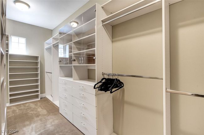 Walk in closet with light carpet | Image 34