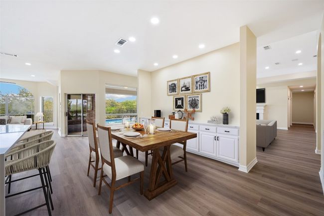 Breakfast area with even more storage from built-in cabinets. Virtually staged. | Image 16