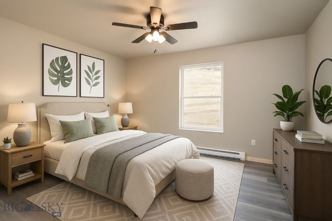 virtually staged master bedroom | Image 11