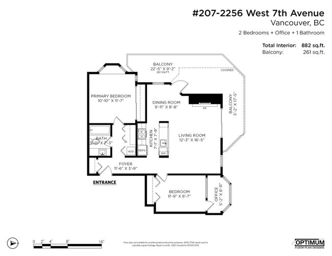 207 - 2256 W 7 Th Avenue, Condo with 2 bedrooms, 1 bathrooms and 1 parking in Vancouver BC | Image 32