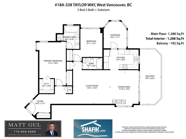18A - 338 Taylor Way, Condo with 2 bedrooms, 2 bathrooms and 2 parking in West Vancouver BC | Image 39