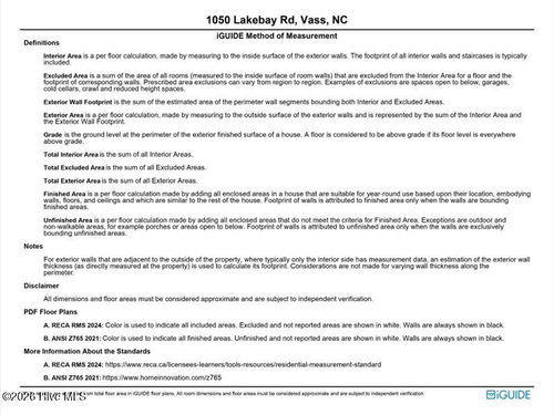 1050 Lakebay Rd, Vass, NC, 28394-9801 | Card Image