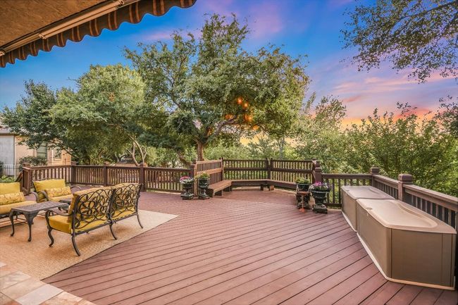 Wooden terrace featuring outdoor lounge area | Image 29