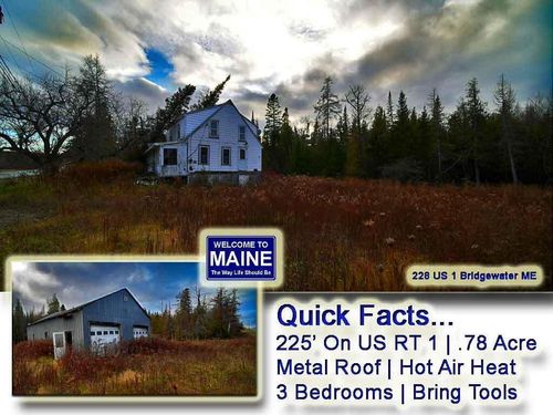 228 U.S. Route 1, Bridgewater, ME, 04735 | Card Image