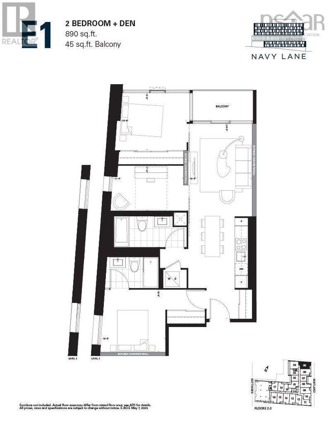 205 - 2250 Maitland St, Condo with 3 bedrooms, 2 bathrooms and null parking in Halifax NS | Image 13