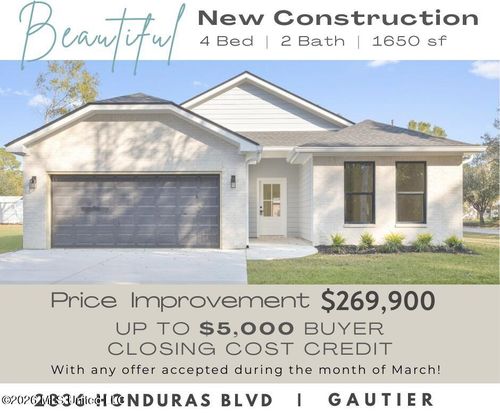 2836 Honduras Dr, Gautier, MS, 39553-6704 | Card Image
