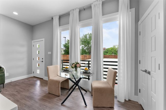 Dining room with recessed lighting, baseboards, and wood finished floors | Image 5