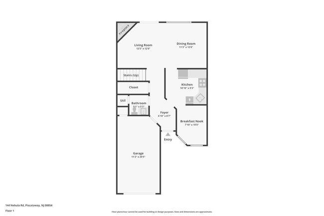 144 Nebula Rd, Townhouse with 2 bedrooms, 3 bathrooms and null parking in Piscataway NJ | Image 33