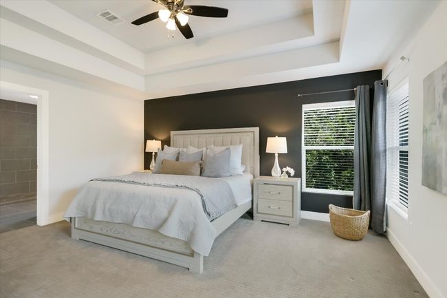 Large primary bedroom with a trayed ceiling and ensuite bathroom | Image 12