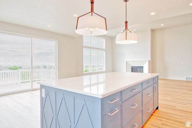 Kitchen Island with Quartz countertops | Image 4