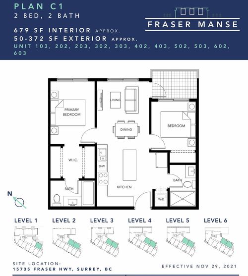 502-15739 Fraser Highway, Surrey, BC, V4N6Y4 | Card Image