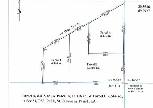 Parcel A Highway 21 Highway, Bush, LA, 70431 | Card Image