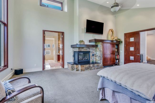 Primary suite with gas fireplace | Image 30