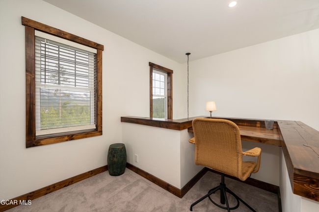 Top Level Foyer - Over Looking the Continental Divide. Built in Study Nook. | Image 35
