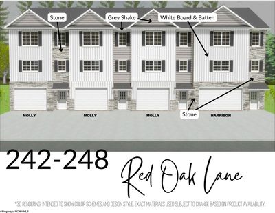 242 Red Oak Lane, Townhouse with 3 bedrooms, 2 bathrooms and 2 parking in Morgantown WV | Image 1