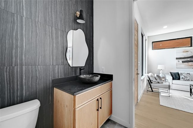 Bathroom featuring hardwood / wood-style floors, toilet, and vanity | Image 20