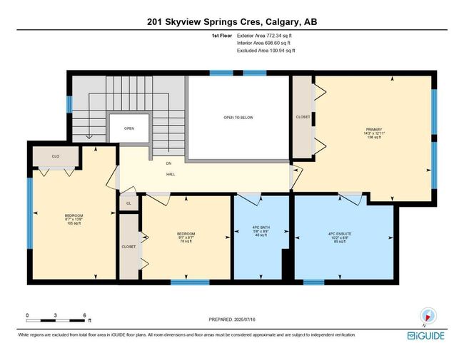 201 Skyview Springs Crescent Ne, House other with 6 bedrooms, 4 bathrooms and 2 parking in Calgary AB | Image 42
