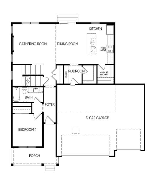 Main Leve layout you will love: Great spaces such as large mudroom, and walk-in closet, Amazing Morning Kitchen/pantry perfect kitchen coffee, toaster, and workspace, and Costco Storage space! And Spacious 3-car garage! | Image 7