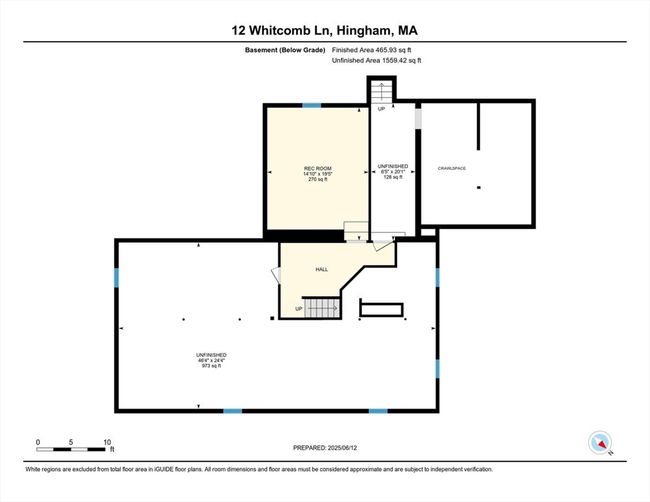 12 Whitcomb Ln, House other with 3 bedrooms, 4 bathrooms and 3 parking in Hingham MA | Image 42