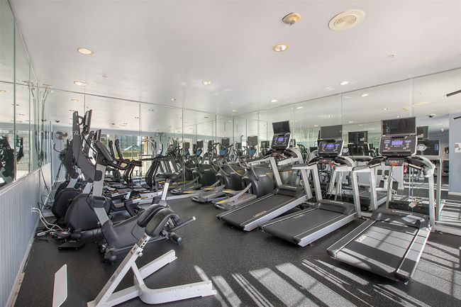 Workout area with recessed lighting | Image 18