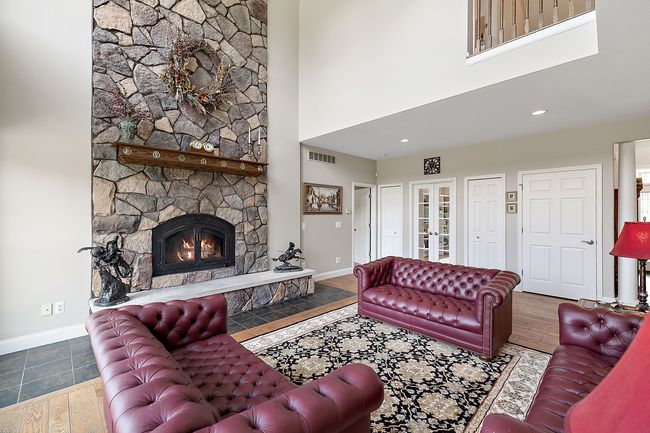Wood Burning Stone Fireplace Surround | Image 43