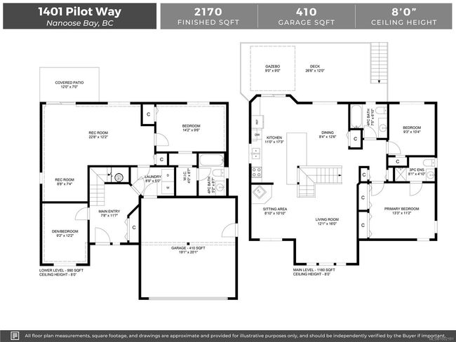 1401 Pilot Way, House other with 4 bedrooms, 3 bathrooms and 4 parking in Nanoose Bay BC | Image 14