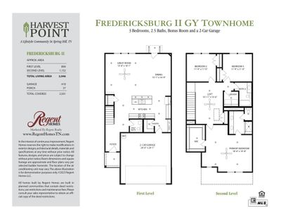 1081 June Wilde Ridge, Townhouse with 3 bedrooms, 2 bathrooms and 4 parking in Spring Hill TN | Image 3