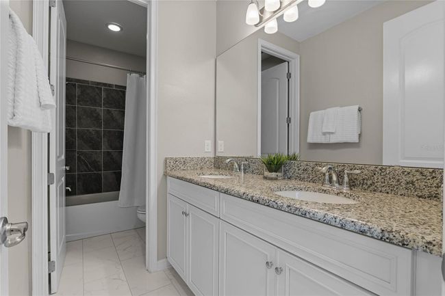 Main bath (2nd floor) dual sinks and shower tub combo | Image 37