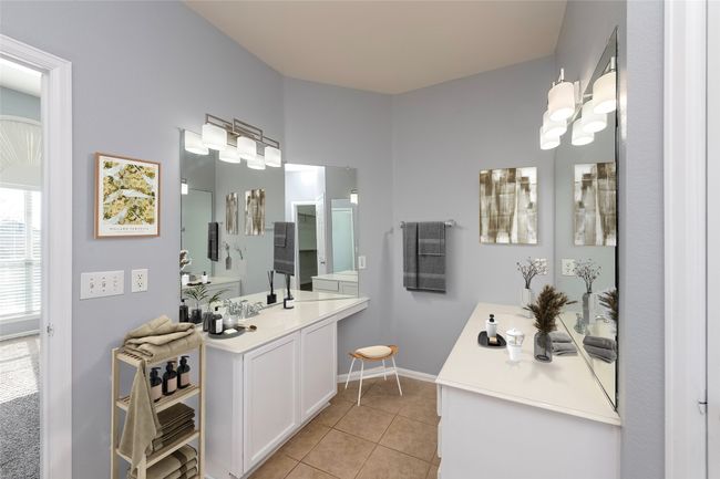 Full bath with vanity, baseboards, and tile patterned floors | Image 14