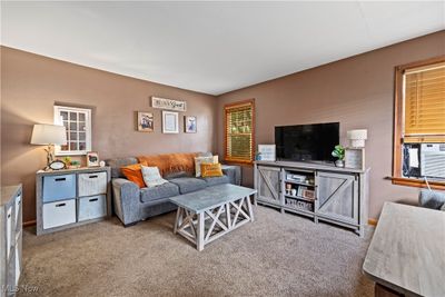 Living room featuring carpet flooring | Image 3