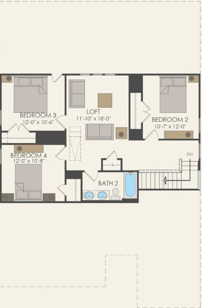 Pulte Homes, Keller floor plan | Image 4